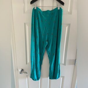 Teal Women's Pants with Pattern